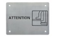 Signe de reconnaissance tactile pour aveugles Signes de toilettes pour hôtel