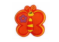 Bouton de porte d'enfants de bébé garçon, plastique en caoutchouc de Mooth de boutons du tiroir des enfants de papillon