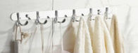 La douche contemporaine solides solubles de salle de bains vêtx des crochets de robe longue
