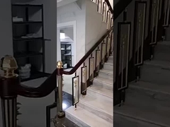 Balustres en alliage d'aluminium classique Décoration intérieure d'escaliers Barrière de haute qualité