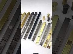 Fabricant de serrure de porte à boulon encastré en cuivre dissimulé de haute qualité, garde de sécurité