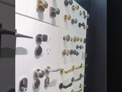 Serrure de porte à mortaiser à ressort, finition PB, anti-écrasement