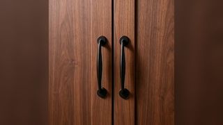 Poignée de porte d'armoire plaquée chrome noir et or, de luxe moderne et léger, style nordique minimaliste, tiroir d'armoire ha