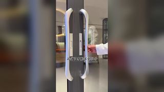 GRH Système de porte plate en aluminium à pont cassé Porte simple Porte d'entrée Porte extérieure Porte de jardin arrière