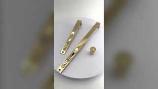 Porte entièrement en cuivre avec pêne dissimulé, porte en bois à double ouverture, pêne invisible étendu, dissimulé