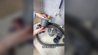 Drain d'évier de cuisine, tuyau de vidange anti-colmatage et anti-odeur, lavabo de légumes simple et double