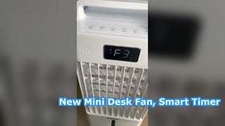 Nouveau Mini ventilateur de bureau, minuterie intelligente refroidisseur d'air extérieur à la maison silencieux pour ordinateur de bureau