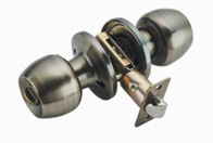 Serrure de cylindre sphérique balayée de porte de bouton d'acier inoxydable en métal pour des portes de ménage