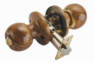 Serrure de cylindre sphérique balayée de porte de bouton d'acier inoxydable en métal pour des portes de ménage