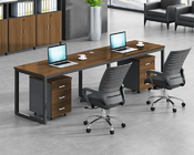 Tableau de luxe léger de bureau de meubles d'Executive Desk Office de patron avec le remplissage sans fil