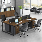 Tableau de luxe léger de bureau de meubles d'Executive Desk Office de patron avec le remplissage sans fil