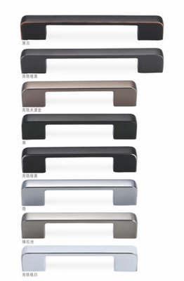 Couleur neuve Zinc et alliage d'aluminium Tires de porte d'armoire de cuisine Poignées de tiroir d'armoire Poignées de mobilier