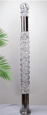 Barrière d'escalier en acrylique Belle barrière à main en cristal pour escaliers