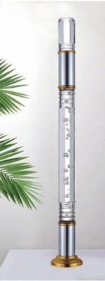 Escalier en acrylique de haute qualité à l' intérieur Barrière d'escalier en plastique Manège d'escalier en verre cristallin Pilier d'escalier Baluster acrylique transparent