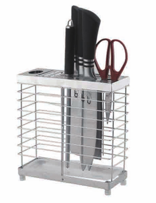 Étagère en acier inoxydable multifonctionnelle pour outils de cuisine