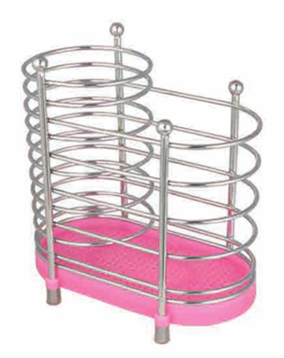 Étagère en acier inoxydable multifonctionnelle pour outils de cuisine