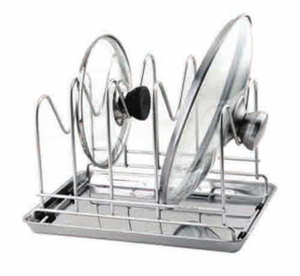 Accessoires de maison créatifs à la mode 304 acier inoxydable Plaque de vaisselle ménagère séchage de stockage porte-étagère Cuisine