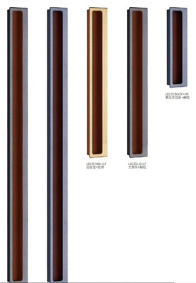 L'allumage d'aluminium massif monté en retrait Cabinet de meubles Armoire poignée Pour la décoration de la maison L 150mm x W34.5mm x D 18.4m
