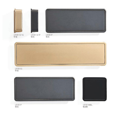 En gros Zinc Alloy Modern Luxury Armoire de cuisine poignées Matt Or Noir Armoire Porte tiroir Meubles Poignée