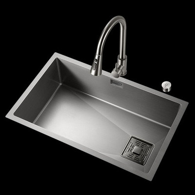 Vente en gros Simple Design Custom Moderne Rectangulaire Métal Lamière Chrome Double Evier de Cuisine Pour Utilisation à domicile