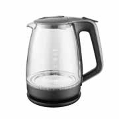 1.8L bouilloire électrique à chaud en verre avec bouillie de lumière bleue fonction d'arrêt automatique