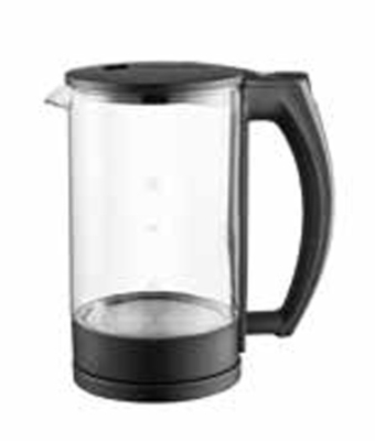 1.8L bouilloire électrique à chaud en verre avec bouillie de lumière bleue fonction d'arrêt automatique