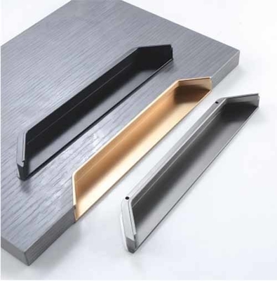 Manche cachée invisible en aluminium Manches de porte du placard Manches cachées