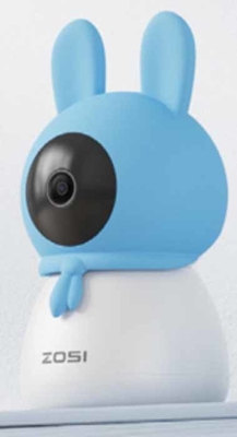 Moniteur bébé vidéo sans fil de haute qualité de 5 pouces avec vision nocturne, capteur de température intégré.