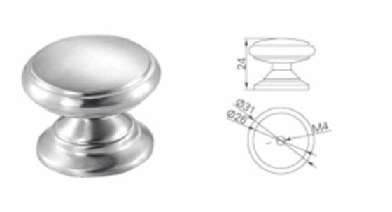 Bouton à bille en acier inoxydable 304 pour meubles Armoire porte tiroir 25mm 30mm Rose séparée Cuisine Chambre à coucher Dresser Hôtel Salon