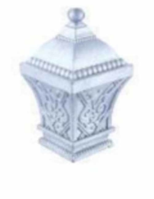 100x100 ou 4x4 pouces de fermeture en aluminium Post Cap ornementale Die Cast Post Cap