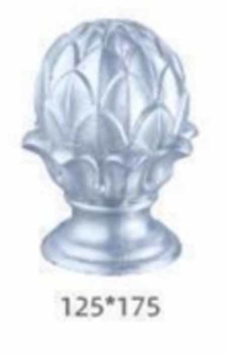 100x100 ou 4x4 pouces de fermeture en aluminium Post Cap ornementale Die Cast Post Cap