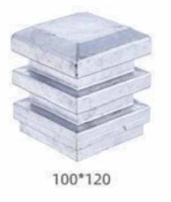100x100 ou 4x4 pouces de fermeture en aluminium Post Cap ornementale Die Cast Post Cap