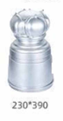 50x50 65x65 Base carrée décorative Caps de clôture ronds en aluminium