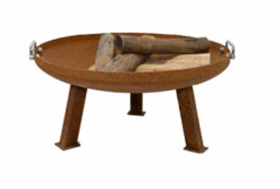 Round Black Camping Outdoor Firepit Barbecue Stove Steel Portable Mini Wood Burning Fire Pit Charcoal Bbq Grill