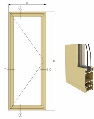 New Arrived for Mired Tempered 8ft Windows Design Double Glazed Aluminum Sliding Big View Glass Window