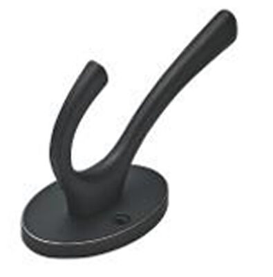 Brushed Nickel Hooks Towel Hooks for Bathrooms Double Hook Wall Mounted Metal Bathroom Towel Hook Heavy Duty Coat Hooks