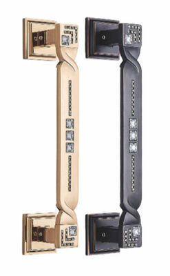 Modern Brass Main Entrance Door Pull Handle with Elegant Matte Black | Gold Silver Finish for Residential Commercial and Hotel
