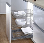 Accessoires modernes de cuisine de longue durée sous la ligne panier de tiroir de Cabinet d'étagères de glissement