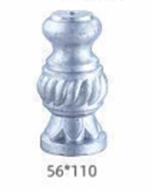 100x100 ou 4x4 pouces en aluminium coulé en fermeture de post-cap avec cadre métallique ornemental et service de modélisation 3D