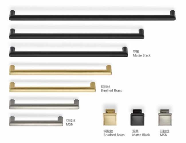 Modern Design Black Bar Pull