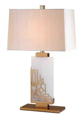 Lampe décorative à la maison de luxe de table de chevet de lumière de nuit de lampe de bureau de tissu d'hôtel