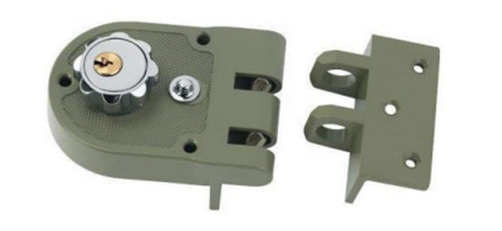 Fermeture de cylindre en laiton, verrouilleur anti-vol, verrouilleur de nuit, 2,5 pouces