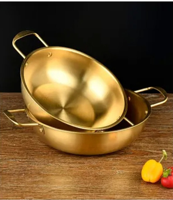 Un bol de soupe à la nouille indestructible à double paroi, un bol en acier inoxydable, un bol pour les pâtes.