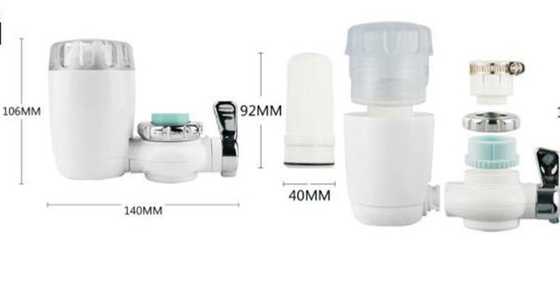 Filtre à eau en plastique transparent de 10 pouces utilisé dans un purificateur d'eau commercial