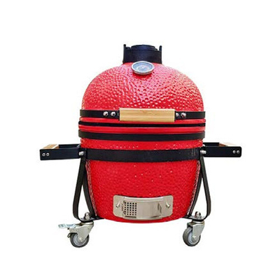 Grill extérieur à charbon de bois Grill à charbon de bois Grill à barbecue Grill fonctionnel grand fumeur carré