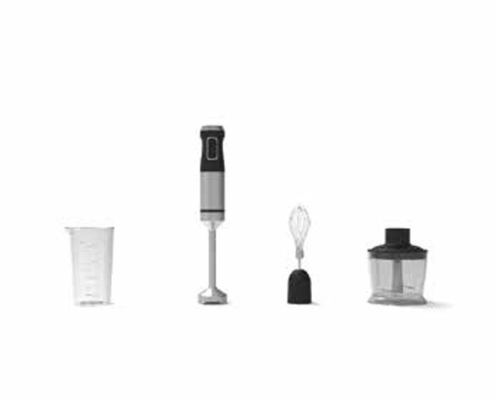 Rechargeable puissant immersion sans fil portable électrique à jambe en acier inoxydable mélangeur à main