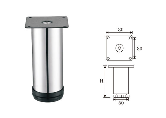 Performance moderne de Sofa Legs Stainless Steel Material de longue durée de vie haute