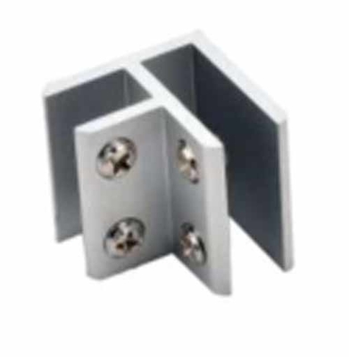 Matériel en acier inoxydable sans cadre encadré en miroir pivot caché en verre charnière de porte de douche pour lunettes de douche