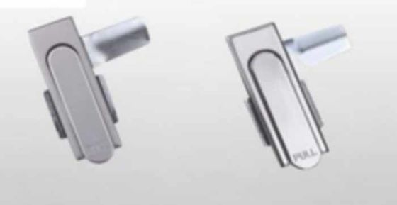 Serrure de porte d'armoire électrique domestique / de bureau avec sens d'ouverture réversible et commande par tringle peinte en noir