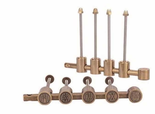 Fonction de verrouillage de la porte et finition en nickel satiné pour le garde de sécurité